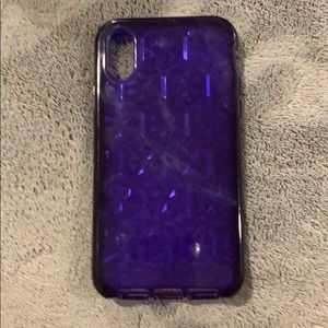 Tech 21 iPhone X and Xs blue plastic case